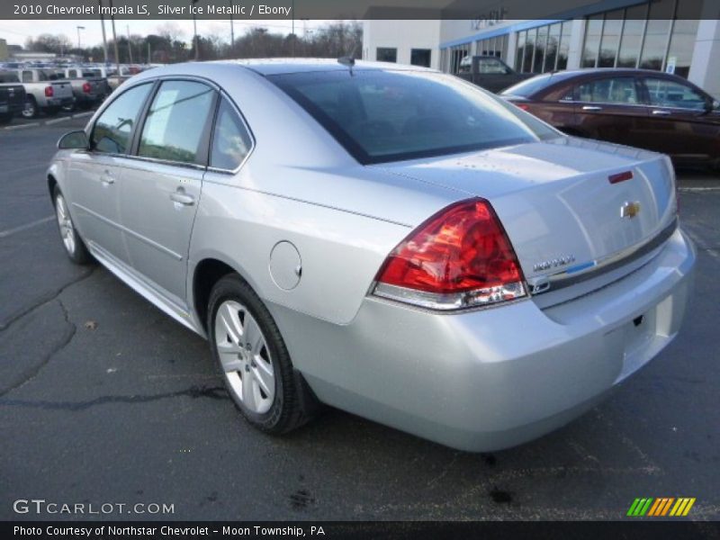 Silver Ice Metallic / Ebony 2010 Chevrolet Impala LS