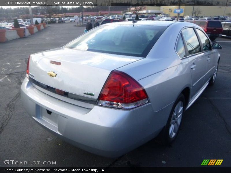 Silver Ice Metallic / Ebony 2010 Chevrolet Impala LS