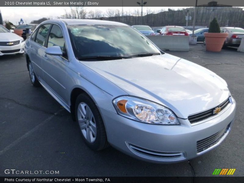 Silver Ice Metallic / Ebony 2010 Chevrolet Impala LS