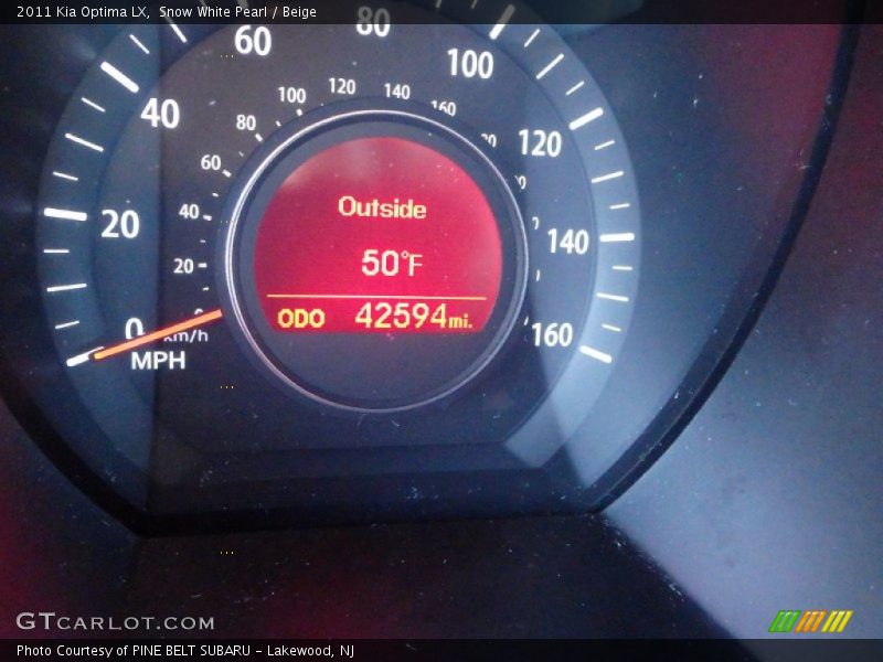 Snow White Pearl / Beige 2011 Kia Optima LX