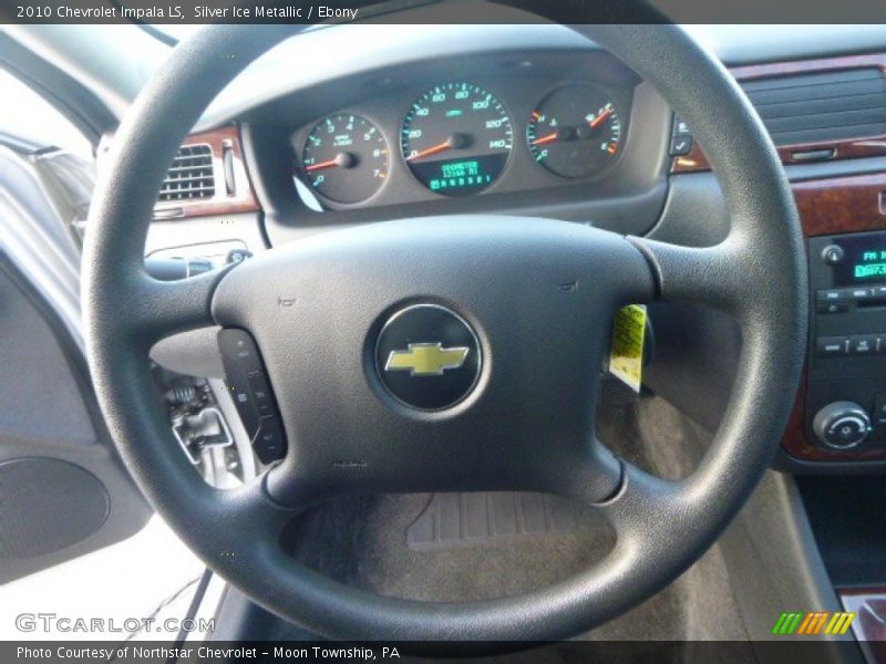 Silver Ice Metallic / Ebony 2010 Chevrolet Impala LS