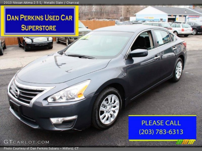 Metallic Slate / Charcoal 2013 Nissan Altima 2.5 S