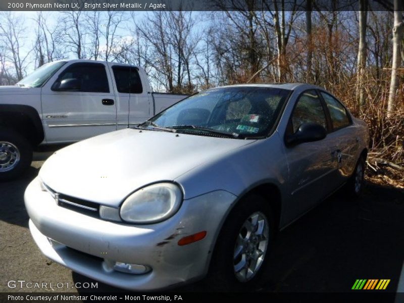 Bright Silver Metallic / Agate 2000 Plymouth Neon LX