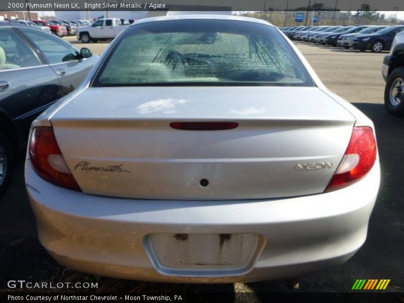 Bright Silver Metallic / Agate 2000 Plymouth Neon LX