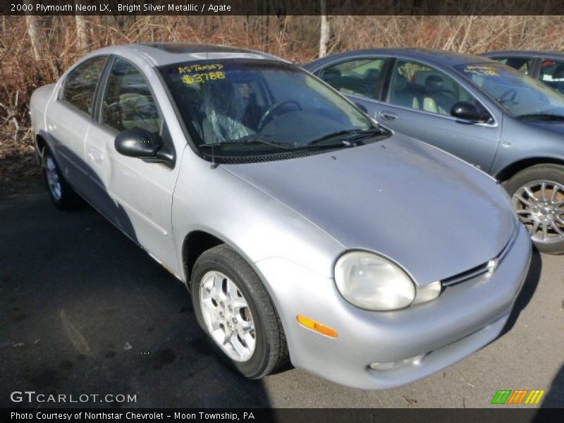 Bright Silver Metallic / Agate 2000 Plymouth Neon LX