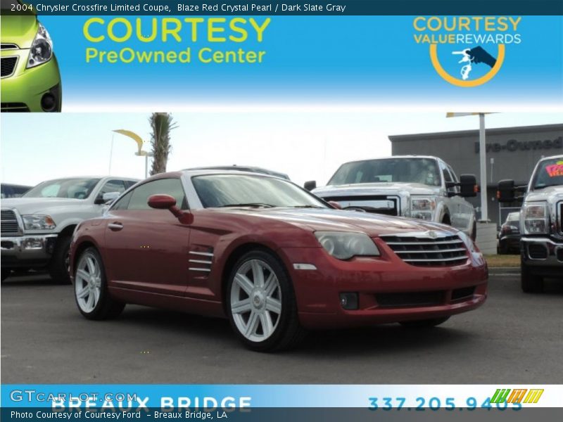 Blaze Red Crystal Pearl / Dark Slate Gray 2004 Chrysler Crossfire Limited Coupe