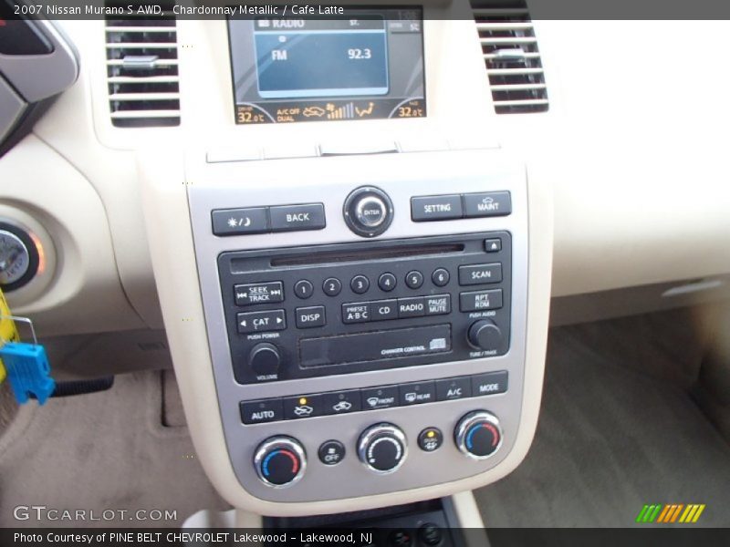 Controls of 2007 Murano S AWD