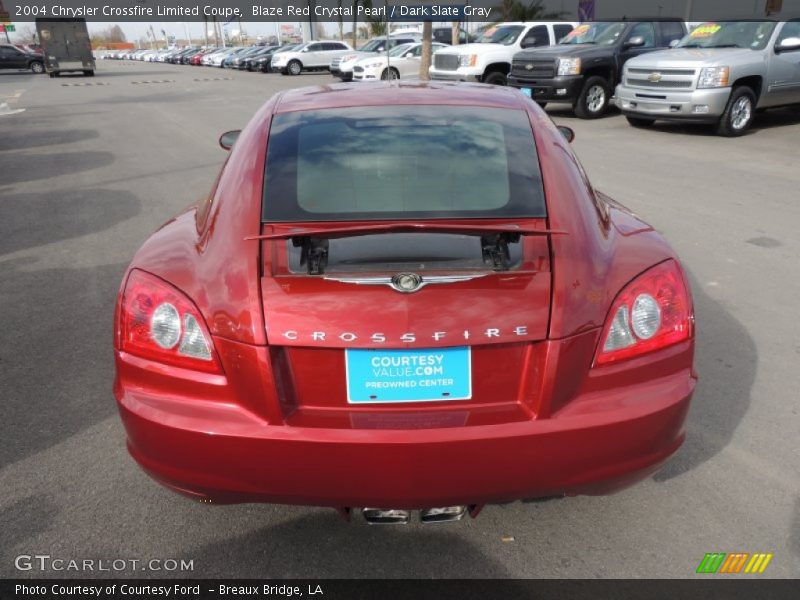Blaze Red Crystal Pearl / Dark Slate Gray 2004 Chrysler Crossfire Limited Coupe