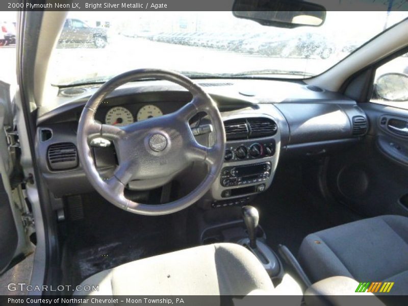 Bright Silver Metallic / Agate 2000 Plymouth Neon LX