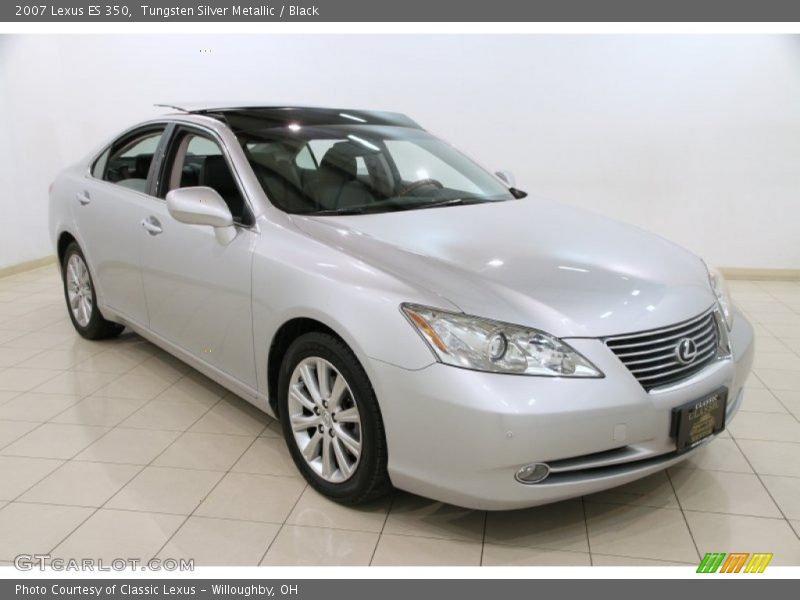 Tungsten Silver Metallic / Black 2007 Lexus ES 350