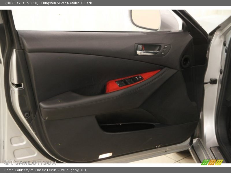 Tungsten Silver Metallic / Black 2007 Lexus ES 350