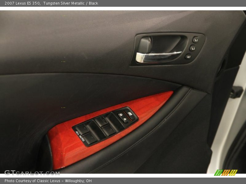 Tungsten Silver Metallic / Black 2007 Lexus ES 350