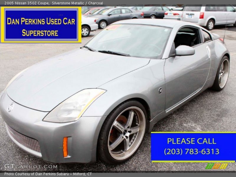 Silverstone Metallic / Charcoal 2005 Nissan 350Z Coupe