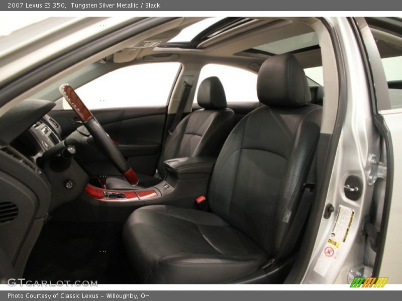 Tungsten Silver Metallic / Black 2007 Lexus ES 350