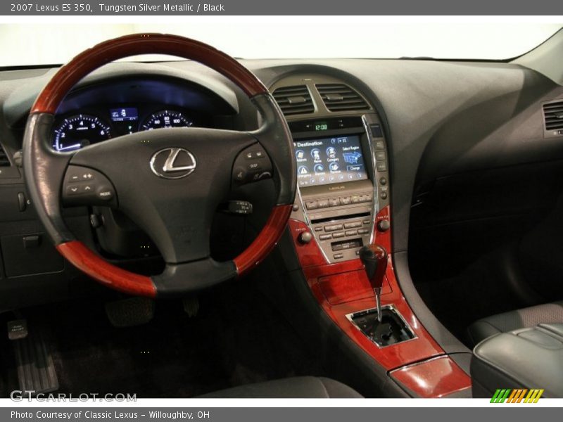 Tungsten Silver Metallic / Black 2007 Lexus ES 350