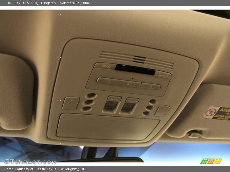 Tungsten Silver Metallic / Black 2007 Lexus ES 350