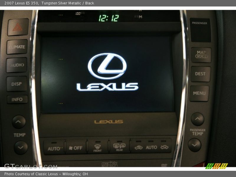 Tungsten Silver Metallic / Black 2007 Lexus ES 350