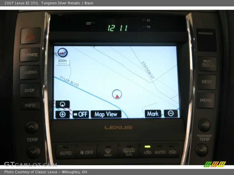 Tungsten Silver Metallic / Black 2007 Lexus ES 350
