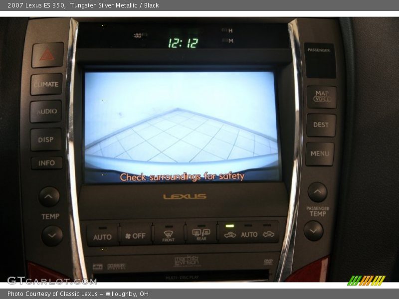 Tungsten Silver Metallic / Black 2007 Lexus ES 350