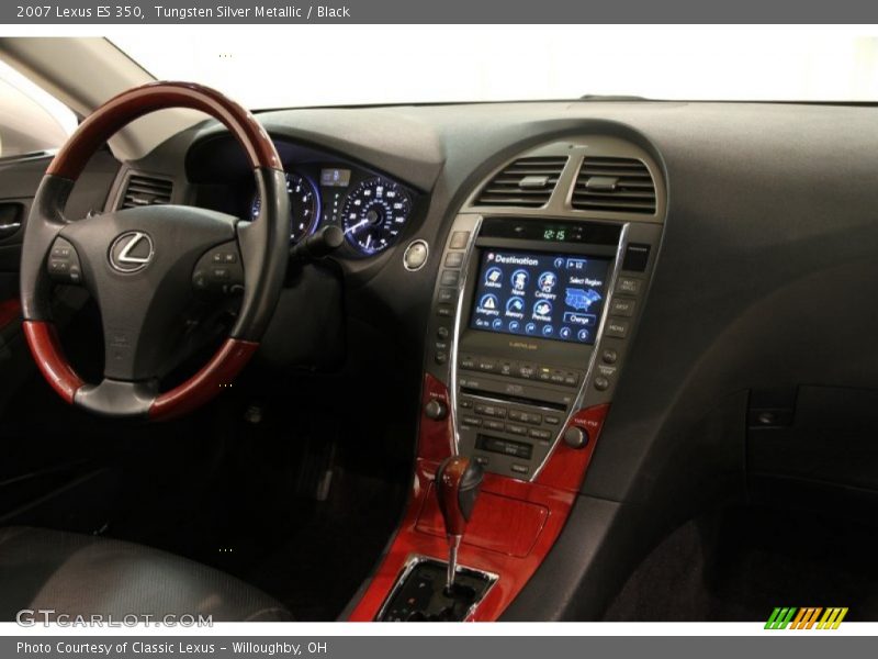 Tungsten Silver Metallic / Black 2007 Lexus ES 350