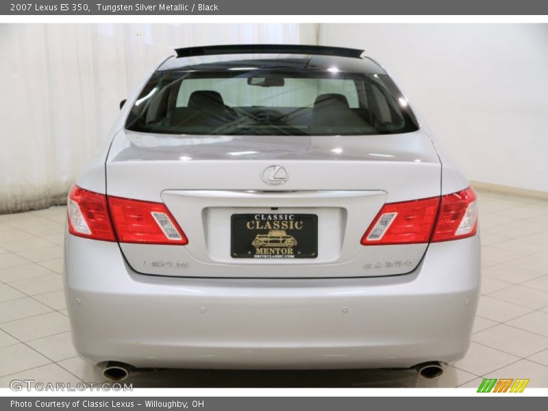 Tungsten Silver Metallic / Black 2007 Lexus ES 350