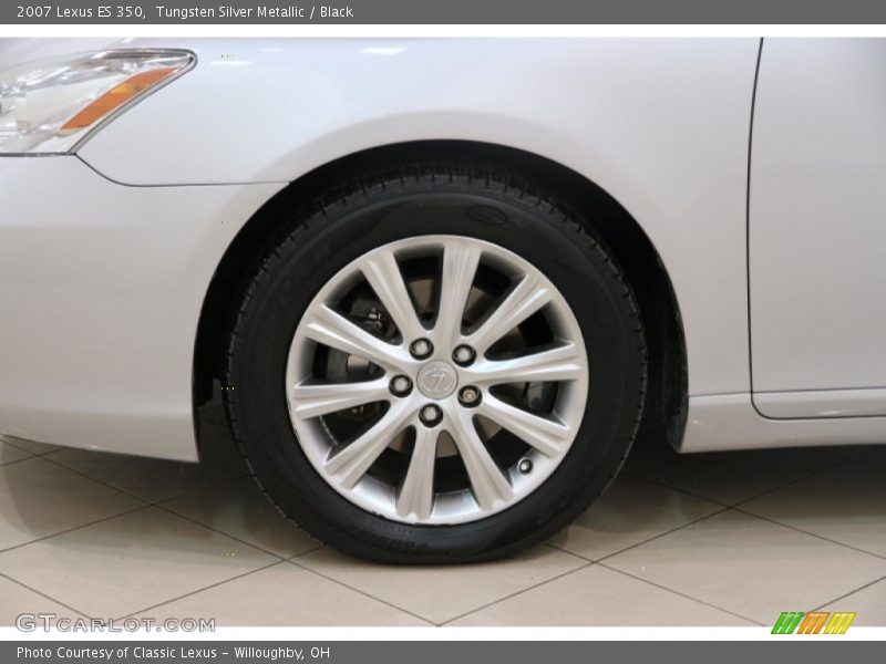Tungsten Silver Metallic / Black 2007 Lexus ES 350