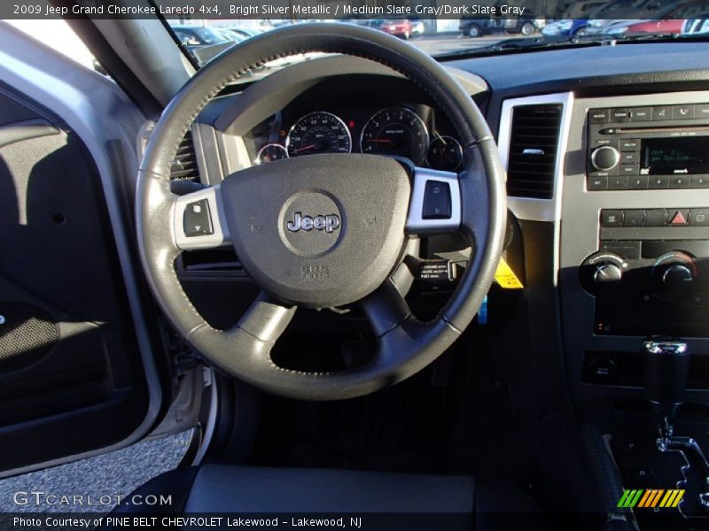 Bright Silver Metallic / Medium Slate Gray/Dark Slate Gray 2009 Jeep Grand Cherokee Laredo 4x4