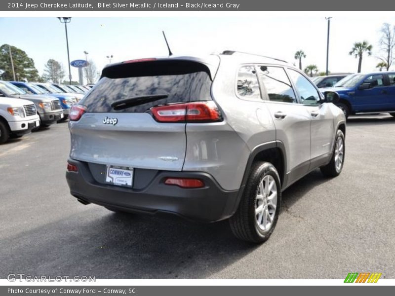 Billet Silver Metallic / Iceland - Black/Iceland Gray 2014 Jeep Cherokee Latitude