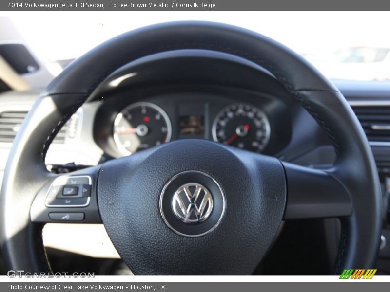 Toffee Brown Metallic / Cornsilk Beige 2014 Volkswagen Jetta TDI Sedan