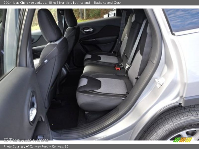 Billet Silver Metallic / Iceland - Black/Iceland Gray 2014 Jeep Cherokee Latitude