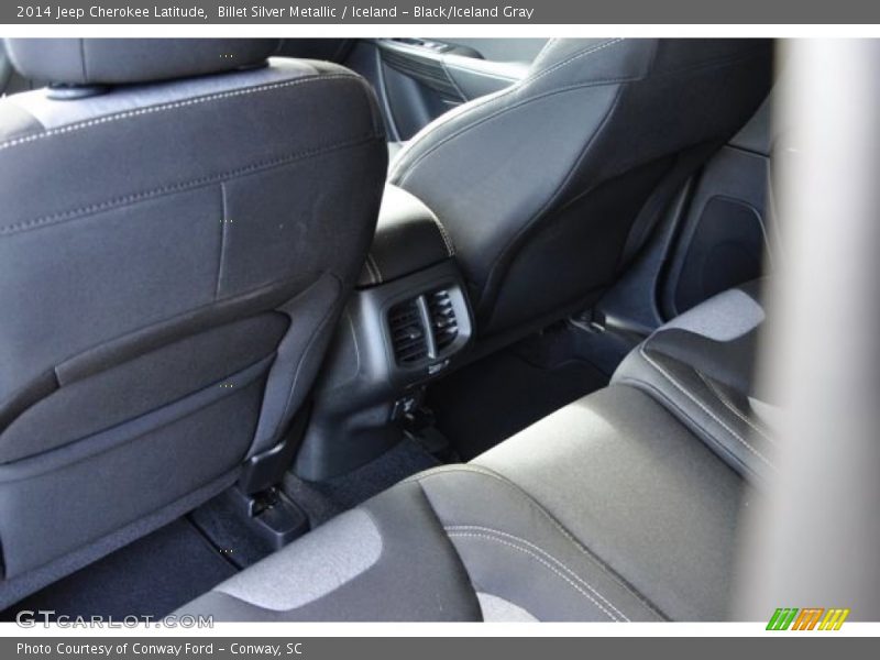 Billet Silver Metallic / Iceland - Black/Iceland Gray 2014 Jeep Cherokee Latitude