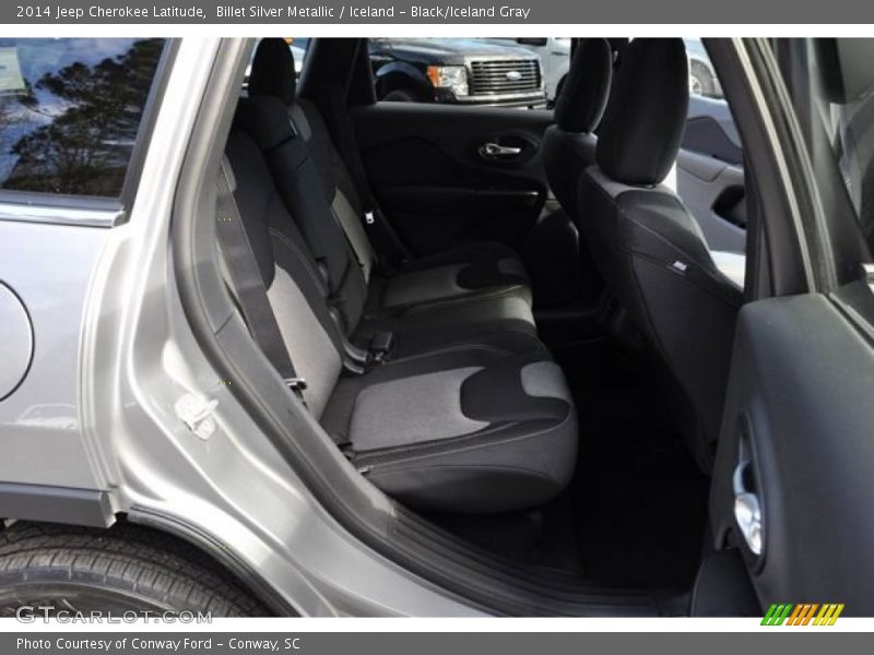 Billet Silver Metallic / Iceland - Black/Iceland Gray 2014 Jeep Cherokee Latitude