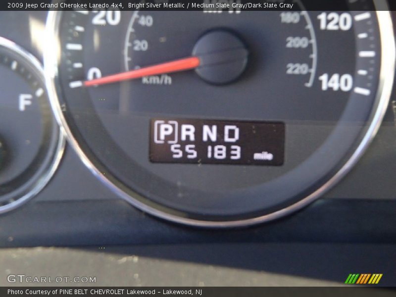 Bright Silver Metallic / Medium Slate Gray/Dark Slate Gray 2009 Jeep Grand Cherokee Laredo 4x4