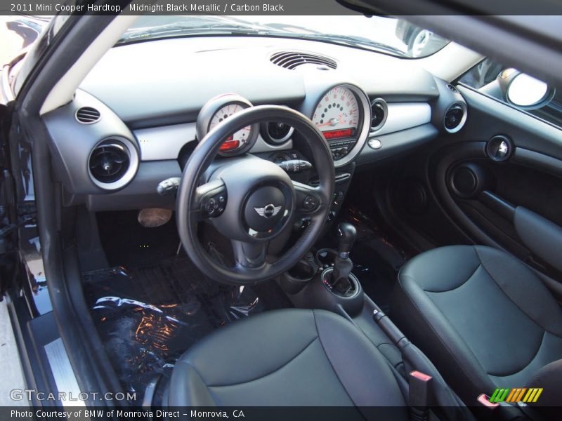 Midnight Black Metallic / Carbon Black 2011 Mini Cooper Hardtop