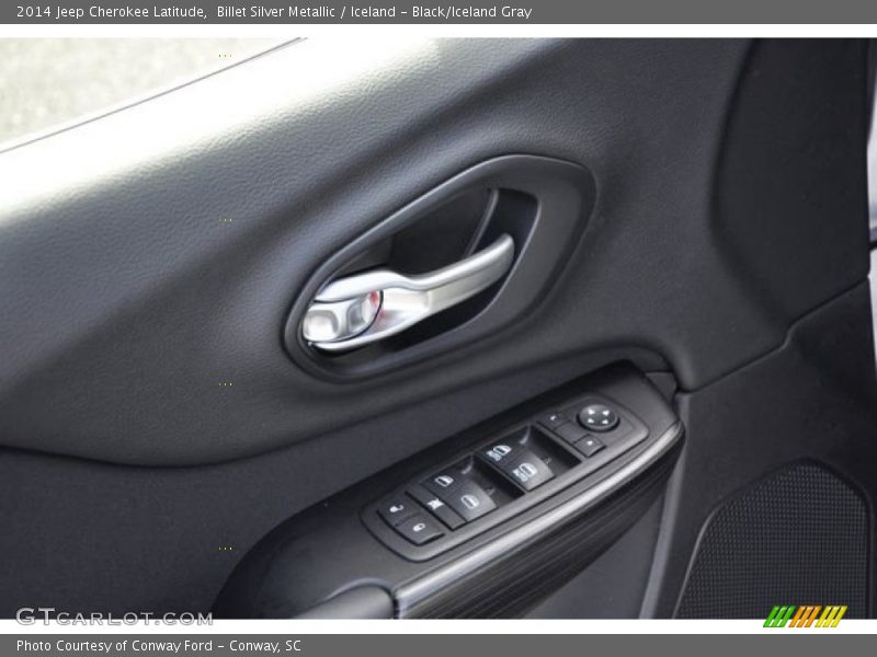 Billet Silver Metallic / Iceland - Black/Iceland Gray 2014 Jeep Cherokee Latitude