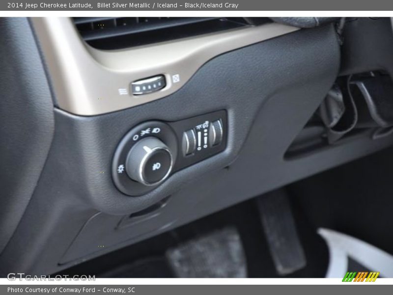 Billet Silver Metallic / Iceland - Black/Iceland Gray 2014 Jeep Cherokee Latitude
