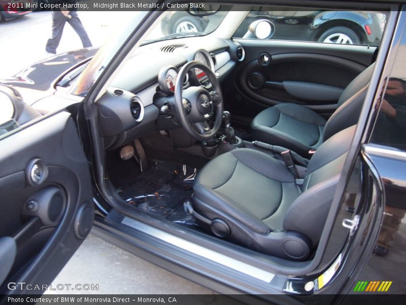 Midnight Black Metallic / Carbon Black 2011 Mini Cooper Hardtop