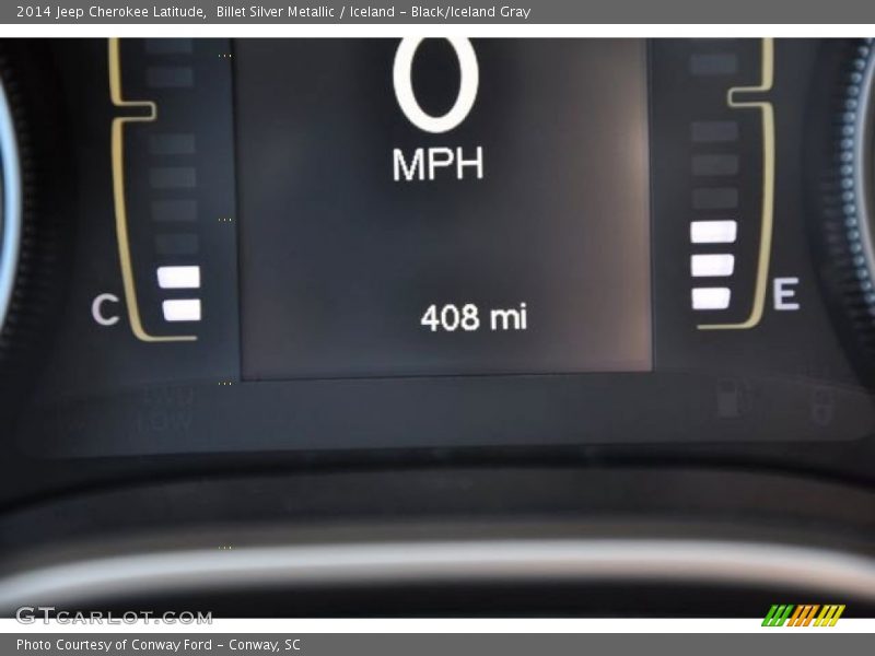 Billet Silver Metallic / Iceland - Black/Iceland Gray 2014 Jeep Cherokee Latitude
