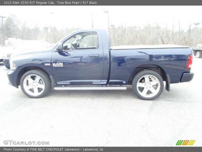 True Blue Pearl / R/T Black 2013 Ram 1500 R/T Regular Cab