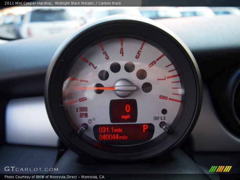 Midnight Black Metallic / Carbon Black 2011 Mini Cooper Hardtop