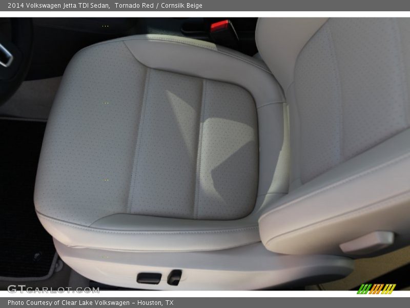 Tornado Red / Cornsilk Beige 2014 Volkswagen Jetta TDI Sedan