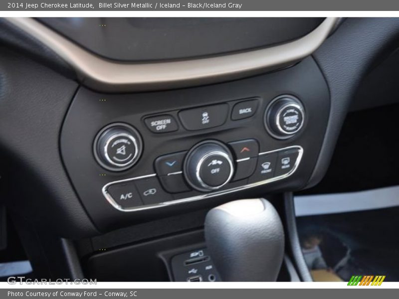 Billet Silver Metallic / Iceland - Black/Iceland Gray 2014 Jeep Cherokee Latitude