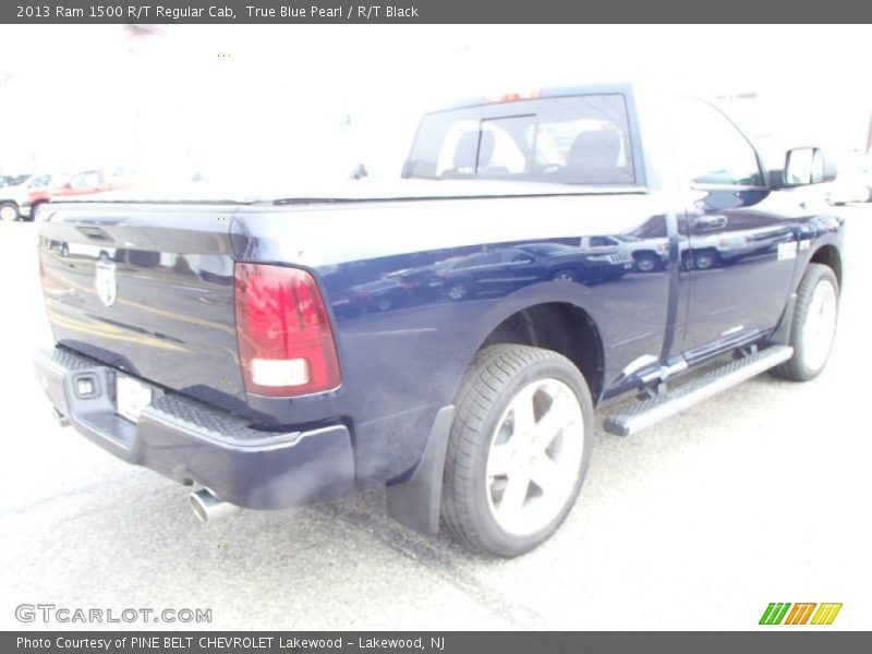 True Blue Pearl / R/T Black 2013 Ram 1500 R/T Regular Cab