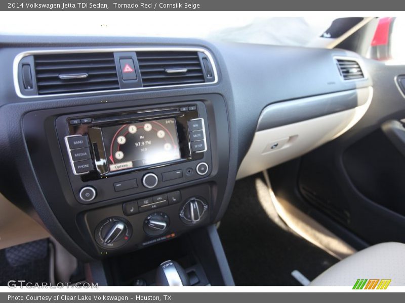 Tornado Red / Cornsilk Beige 2014 Volkswagen Jetta TDI Sedan