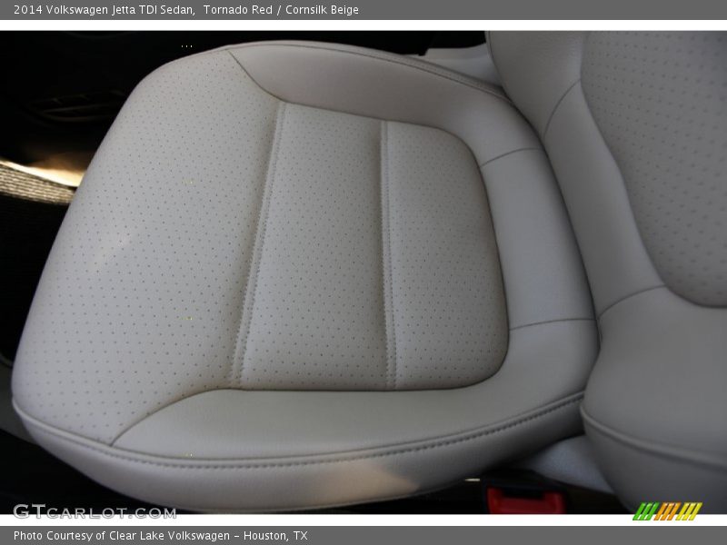 Tornado Red / Cornsilk Beige 2014 Volkswagen Jetta TDI Sedan