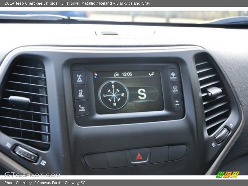 Billet Silver Metallic / Iceland - Black/Iceland Gray 2014 Jeep Cherokee Latitude