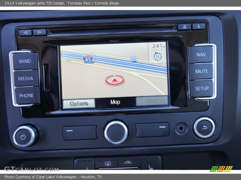 Tornado Red / Cornsilk Beige 2014 Volkswagen Jetta TDI Sedan