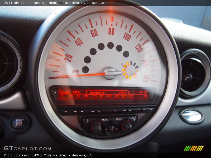 Midnight Black Metallic / Carbon Black 2011 Mini Cooper Hardtop