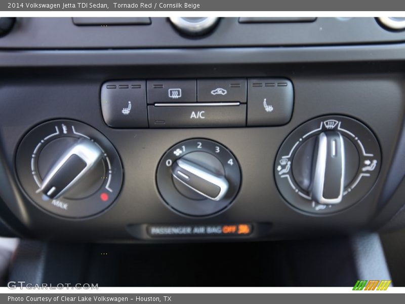 Tornado Red / Cornsilk Beige 2014 Volkswagen Jetta TDI Sedan