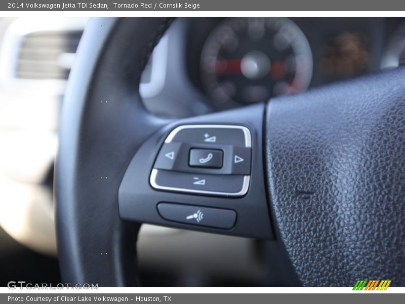 Tornado Red / Cornsilk Beige 2014 Volkswagen Jetta TDI Sedan